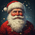 create a realistic santa claus portrait