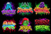 do typography, graffiti, lettering, and text logo design