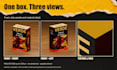 create a 3d packaging mockup and render in blender