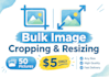 do bulk image cropping and resizing