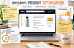 optimize amazon listings with SEO keywords and compelling copy