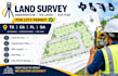 tx ca fl ga land survey subdivision plan site layout plot plan for city permit