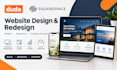 design or redesign duda squarespace website with responsive web design