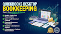 quickbooks, bookkeeping, bank reconciliation, and cleanup