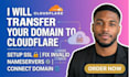 transfer domain to cloudflare setup SSL fix invalid nameserver connect domain