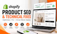 optimize shopify product SEO for higher search visibility