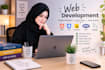 develop a professional frontend and backend website