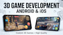 develop 2d 3d and online multiplayer android and IOS mobile games