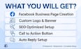 create a professional facebook page with logo and setup