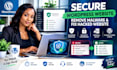 secure wordpress website remove malware and fix hacked website