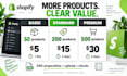 do shopify product listing, product upload and CSV import