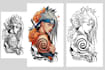 draw an amazing anime tattoo illustration