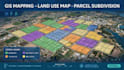do gis mapping, land survey map, autocad and arcgis