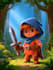draw 2d game character illustration