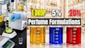 develop custom perfume and fragrance formulas  for your brand