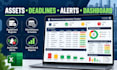 create an excel maintenance and inspection tracker