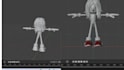 create custom sonic 3d character models and armor for games mod and retextures