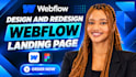 design and develop webflow website, figma to webflow, webflow landing page