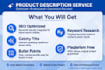 write SEO optimized ecommerce product description