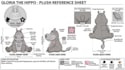 create plush reference sheet plushie ref sheet plush toy design character mascot