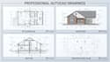 create professional 2d autocad drawings and floor plans