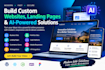 build custom websites landing pages with ai