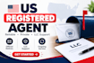 be your US registered agent for your llc in wyoming or delaware