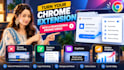 create a chrome extension promo video with screen recording