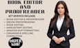 professionally edit and proofread your book or manuscript