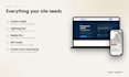 build a custom landing page in HTML, CSS and js