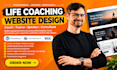 design life coaching website coach trainers website speaker consulting website