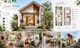 design tiny house, a frame cabin, container house and small house