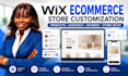 customize wix ecommerce store products and checkout experience for wix ecommerce