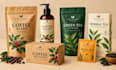 design premium coffee and tea packaging, labels, pouches, boxes and 3d mockups