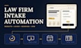 build a law firm website with client intake and lead response automation