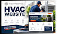 design squarespace hvac website heating cooling contractor services website
