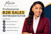 b2b sales closing sales representative lead generation