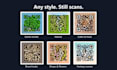 artistic custom qr code