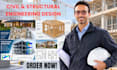 do building structural design, analysis, and load calculations