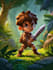 draw 2d game character illustration