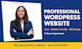design and develop a responsive wordpress website for your business