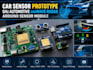 design car sensor prototype, ghz automotive mmwave radar, arduino sensor module