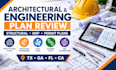 do architect review structural engineering, mep pe engineer in texas ga, fl, ca