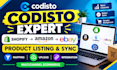 do product listing by codisto or bulk on amazon ebay walmart
