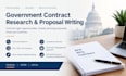 write and research government contract bid proposals, rfp and rfq responses