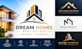 design a modern real estate logo