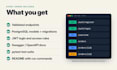 build a fastapi rest API with postgresql and automated tests