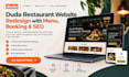 design a duda restaurant website duda redesign with menu booking seo