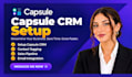 setup capsule crm contact tagging sales pipeline email integration