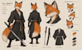 draw your custom furry character, fursona, or furry oc